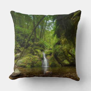 Hidden Waterfall Throw Pillow