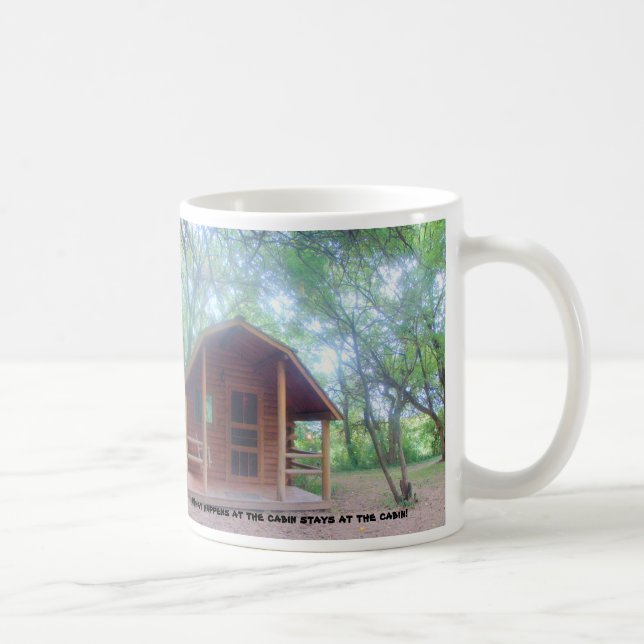Hide-a-Way Cabin Coffee Mug (Right)
