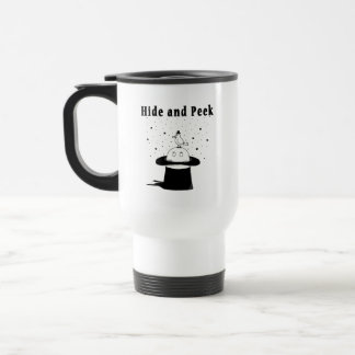 Hide and Peek Hat Travel Mug