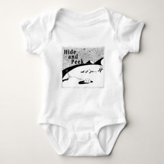 Hide and Peek Hole (transparent background) Baby B Baby Bodysuit