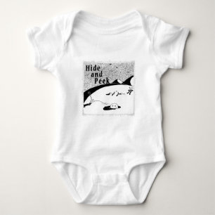 Hide and Peek Hole (transparent background) Baby B Bodysuit