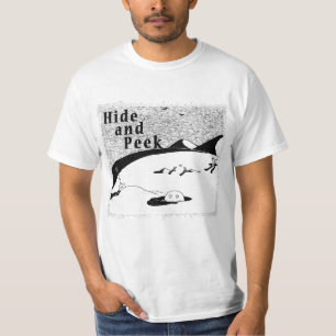 Hide and Peek Hole (transparent background) T-Shir T-Shirt
