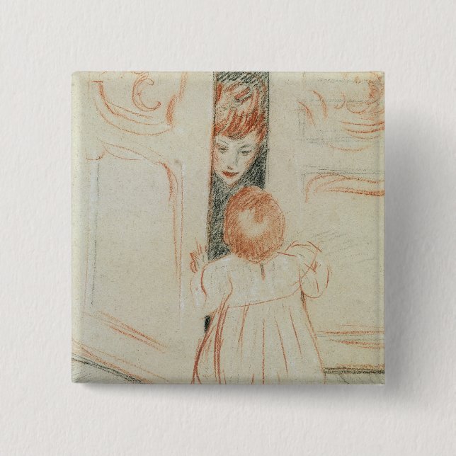 Hide and Seek 15 Cm Square Badge (Front)