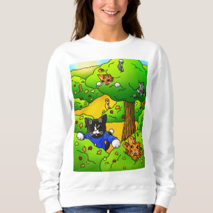 Hide and Seek Cats Sweatshirt