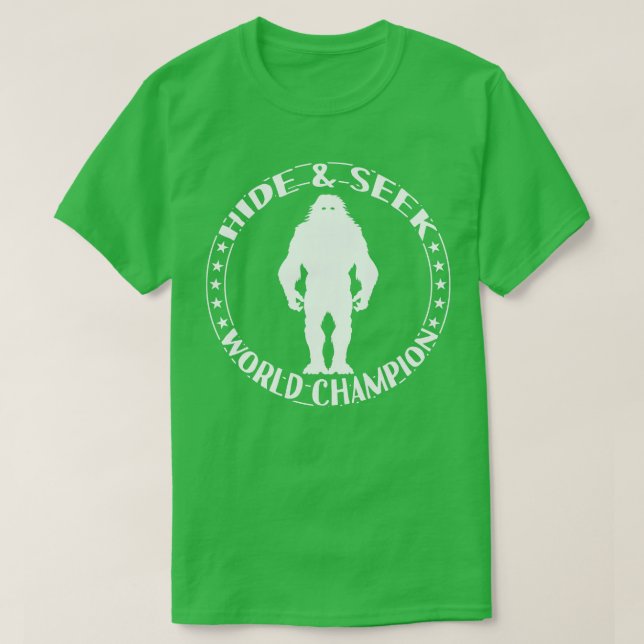 Hide And Seek Champion Bigfoot T-Shirt (Design Front)
