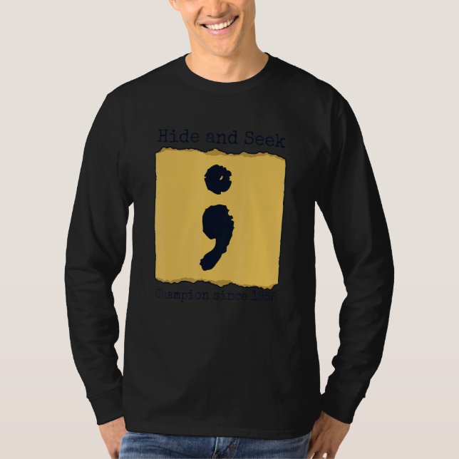 Hide And Seek Champion Since 1958 Coder Software D T-Shirt (Front)