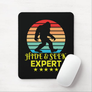 Hide And Seek Expert Bigfoot Funny Mouse Pad
