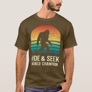 Hide and Seek World Champion Retro Vintage Silhoue T-Shirt
