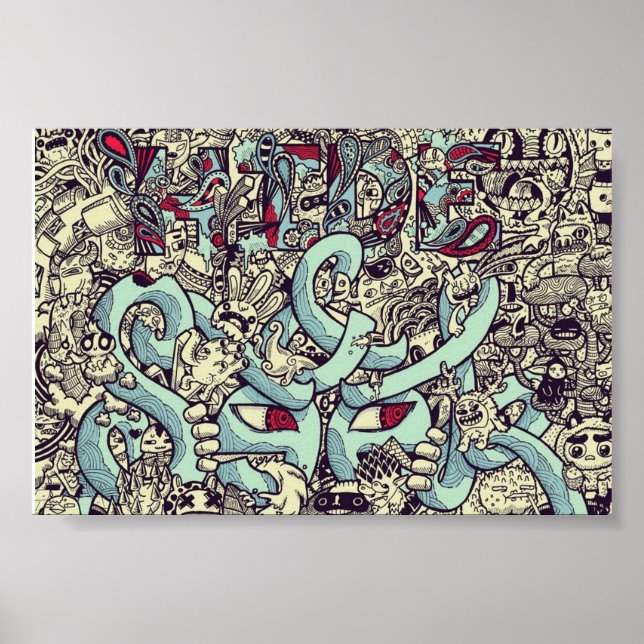 Hide! Pop Art Poster! Poster (Front)