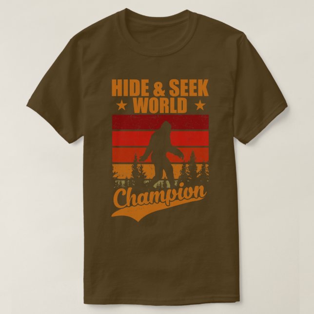 Hide Seek World Champion T-Shirt (Design Front)