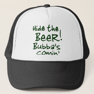 Hide the Beer Bubba's Comin' Caps