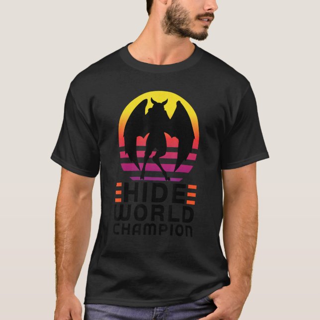 hide world champion Cryptozoology Mothman T-Shirt (Front)