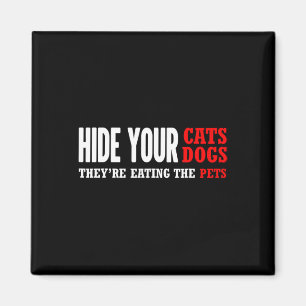 Hide Your Cats Voting Trump Election Magnet