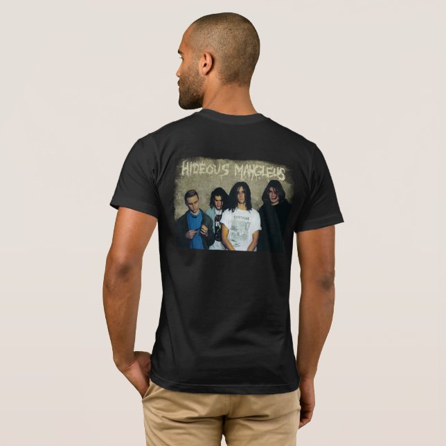 Hideous Mangleus Unearthing Tshirt (weathered) (Back Full)