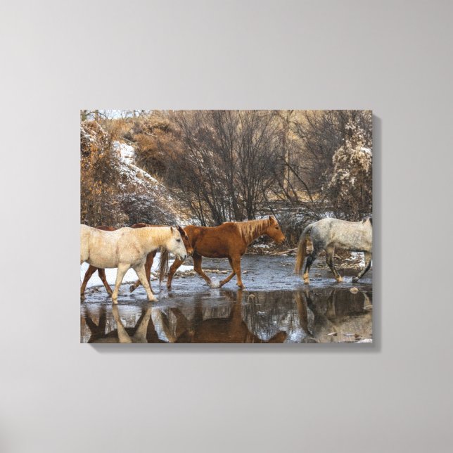 Hideout Horse Ranch Canvas Print (Front)