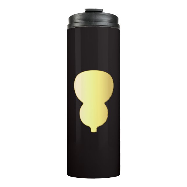 Hideyoshi Toyotomi's Uma-jirushi Thermal Tumbler (Front)