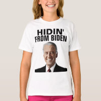 HIDIN' FROM BIDEN KIDS T-Shirts