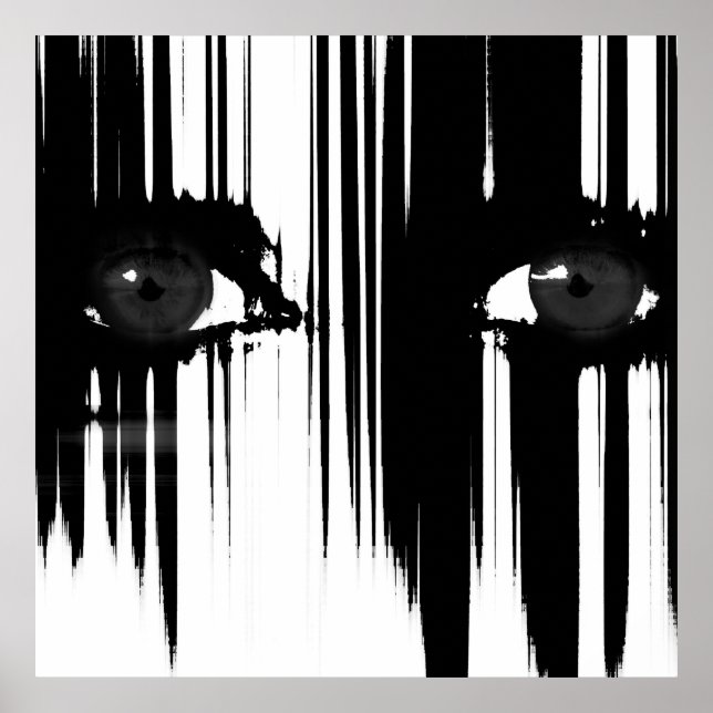 Hiding Behind the Pain Poster (Front)