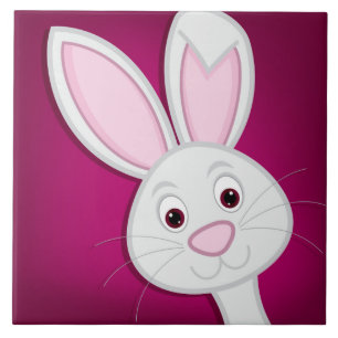 Hiding Easter Bunny Tile
