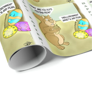 Hiding Easter Wrapping Paper
