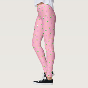 Hiding eggs bunny leggings