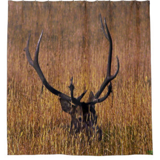 Hiding Elk Shower Curtian Curtain