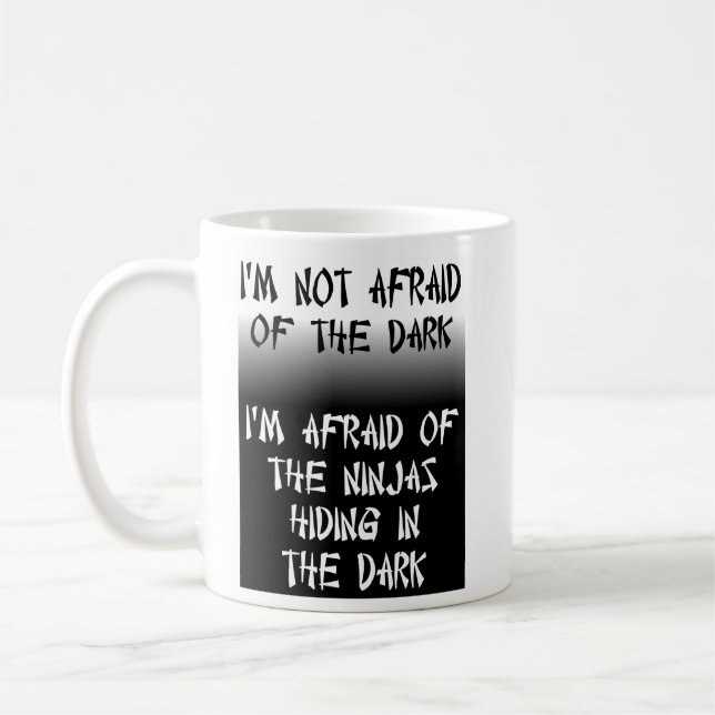 Hiding Ninjas Funny Mug Humour (Left)