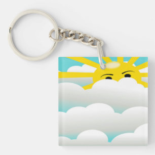HIDING SUN KEY RING