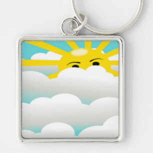 HIDING SUN KEY RING