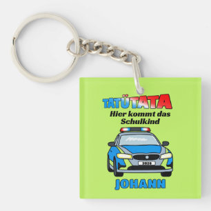 Hier kommt das Schulkind - Polizei Tatütata Key Ring