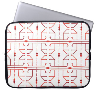 Hieroglyph Abstract Pattern Laptop Sleeve 15-inch