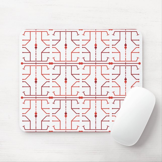 Hieroglyph Abstract Pattern Mousepad (With Mouse)