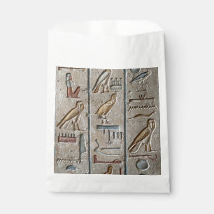 Hieroglyph Ancient Egypt Language Engraved Text    Favour Bags