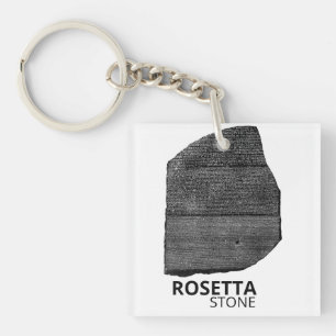 Hieroglyph Ancient Egypt Language Engraved Text Key Ring