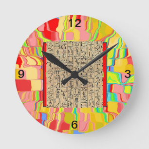 Hieroglyphics Clock