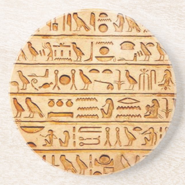 hieroglyphics hieroglifos coaster (Front)