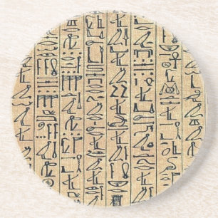 Hieroglyphics Sandstone Coaster
