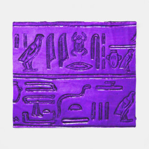 Hieroglyphs20141049 Fleece Blanket