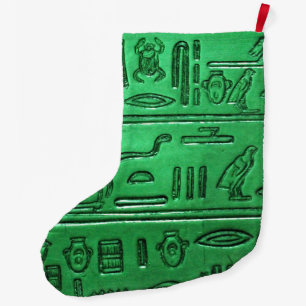 Hieroglyphs 2014-1024 large christmas stocking