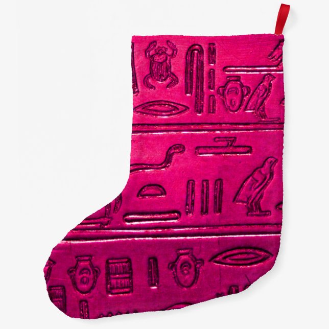 Hieroglyphs_2014_1052 Large Christmas Stocking (Back)