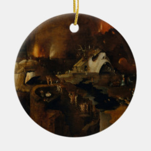 Hieronymus Bosch - Christ Descent Into Hell Ceramic Tree Decoration