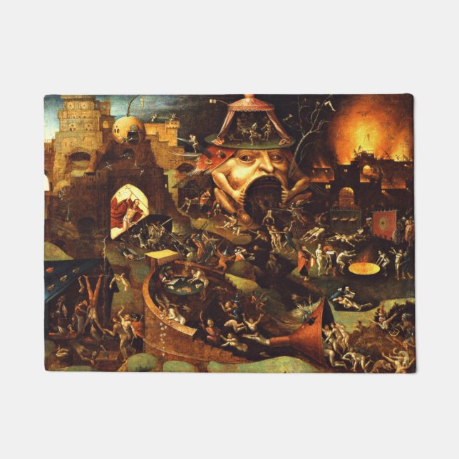 Hieronymus Bosch Christ In Limbo Doormat (Front)