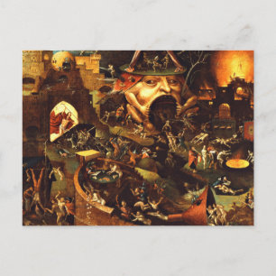 Hieronymus Bosch Christ In Limbo Postcard