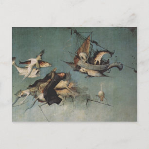 Hieronymus Bosch painting art Postcard