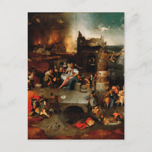 Hieronymus Bosch - Temptation Of Saint Anthony Postcard