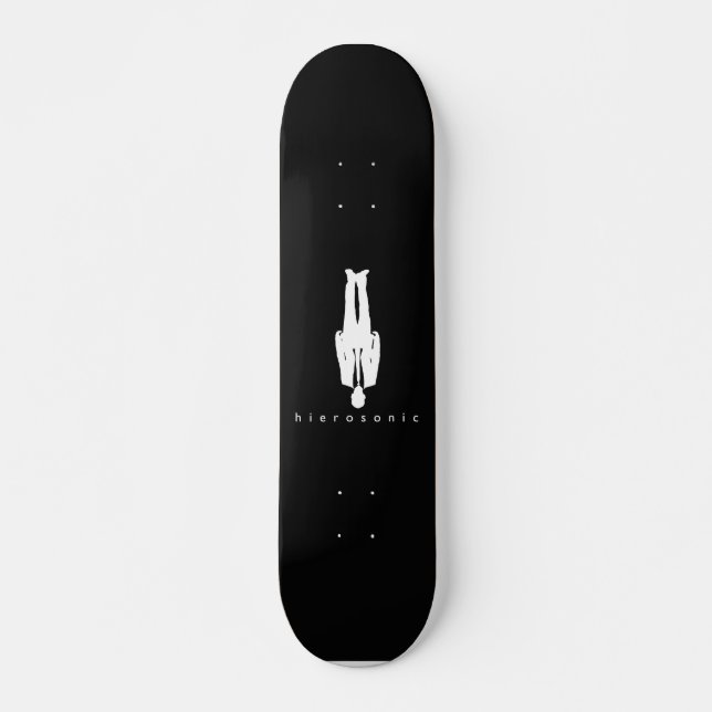 Hierosonic Hangman Deck (Black) Skateboard (Front)