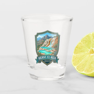 Hierve el Agua Mexico Shot Glass