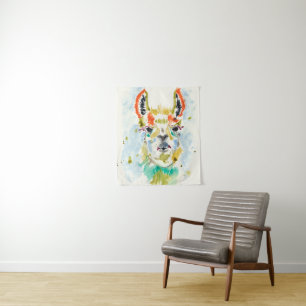 Hifi Llama - Portrait Tapestry
