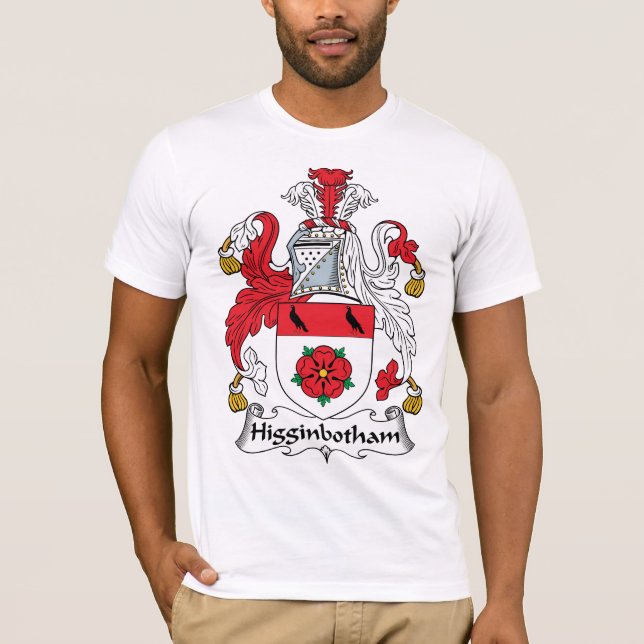 Higginbotham Family Crest T-Shirt (Front)