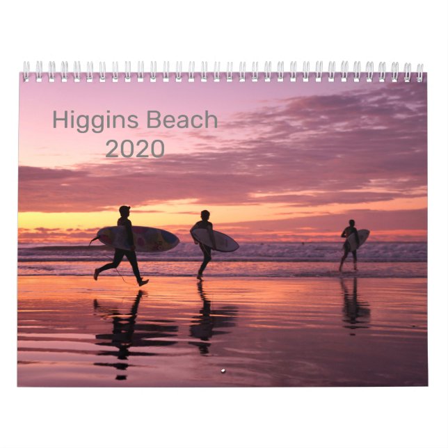 Higgins Beach 2020 Calendar (Cover)